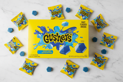 Gushers Blue Raspberry Banner