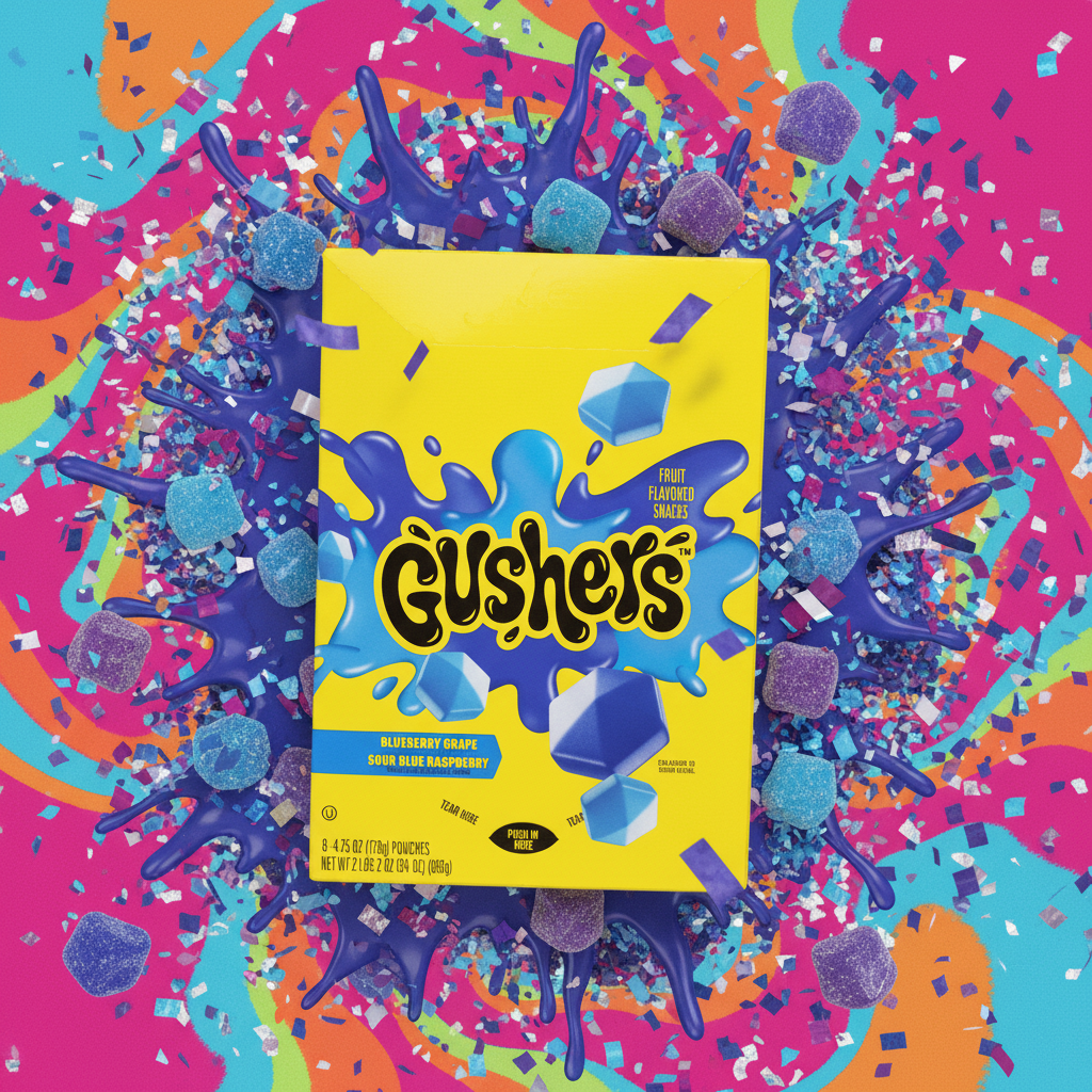 Gushers Blue Raspberry Party