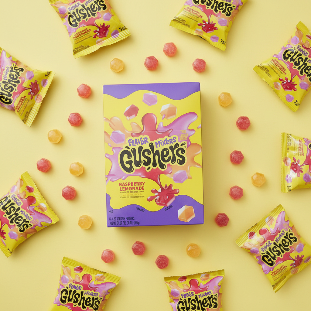 Gushers Flavor Mixers Flat Lay 2
