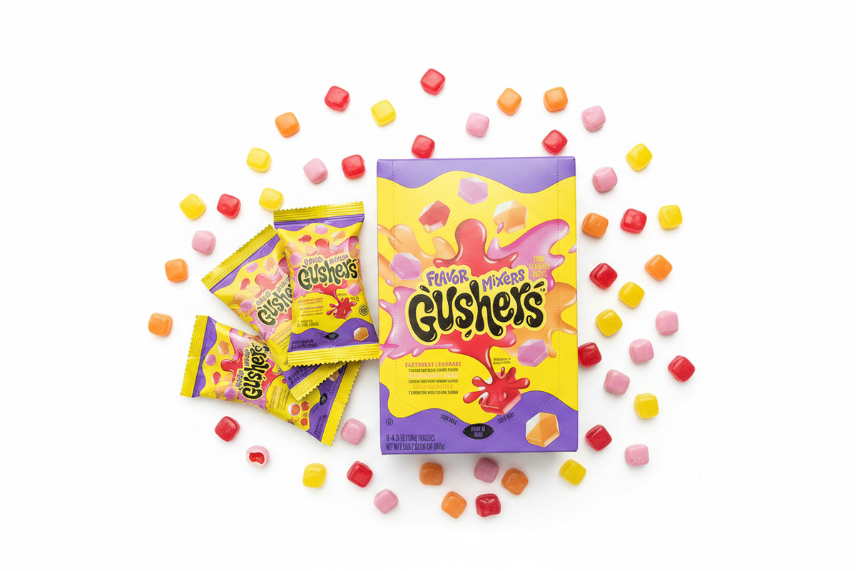 Gushers Flavor Mixers Flat Lay