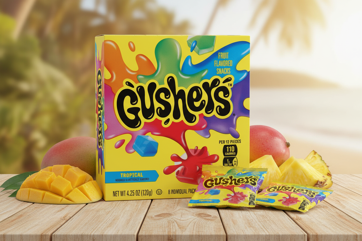 Gushers Tropical 4.25 oz Box of 8
