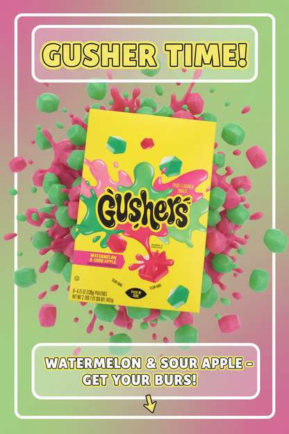 Gushers Watermelon Sour Apple Social Ad