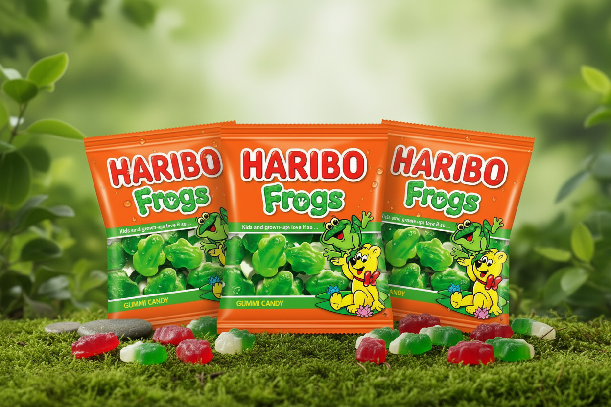 Haribo Gummies Frog 5 oz 3 Pack