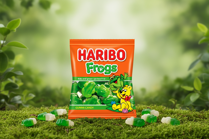 Haribo Gummies Frogs 5 oz