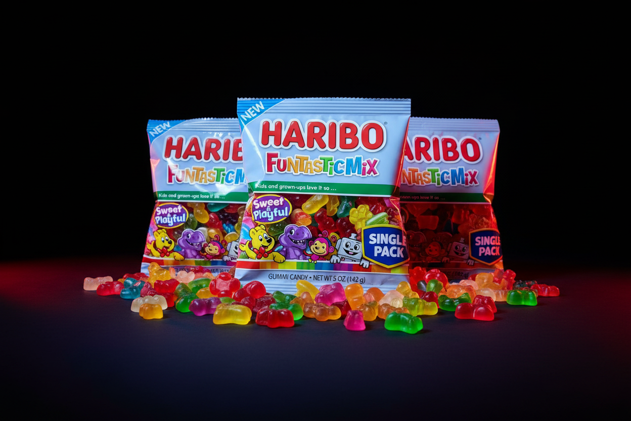 Haribo Gummies Funtastic Mix 5 oz 3 Pack