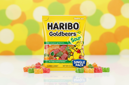 Haribo Gummies Goldbear Sour 4.5 oz