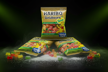 Haribo Gummies Goldbears Sour 4.5 oz 3 Pack