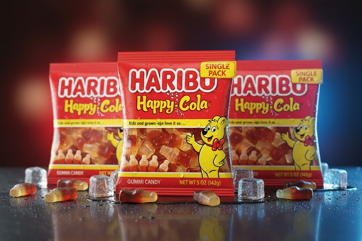 Haribo Gummies Happy Cola 5 oz 3 Pack