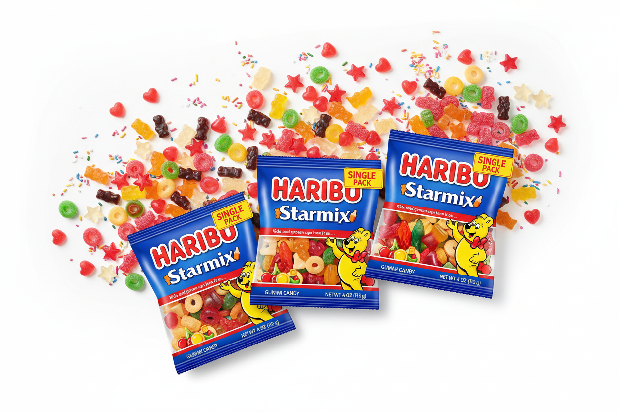 Haribo Gummies Starmix 4 oz 3 Pack