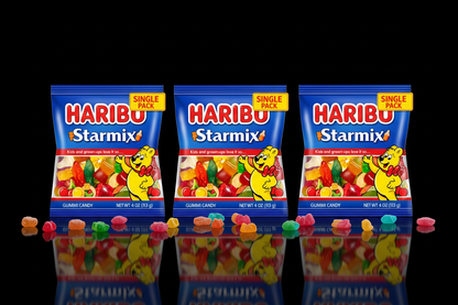 Haribo Gummies Starmix 4 oz 3 Pack