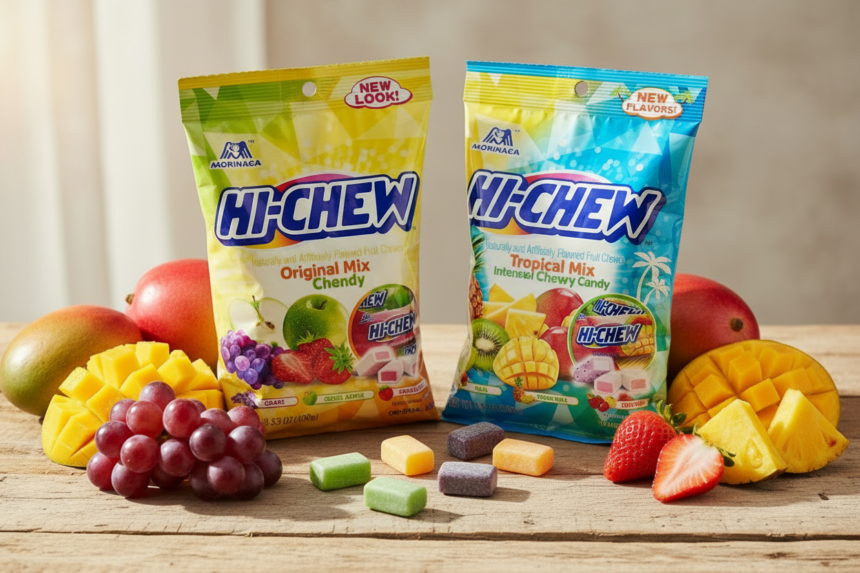 Hi-Chew 2 Bag Original and Tropical Mix 3.5 oz