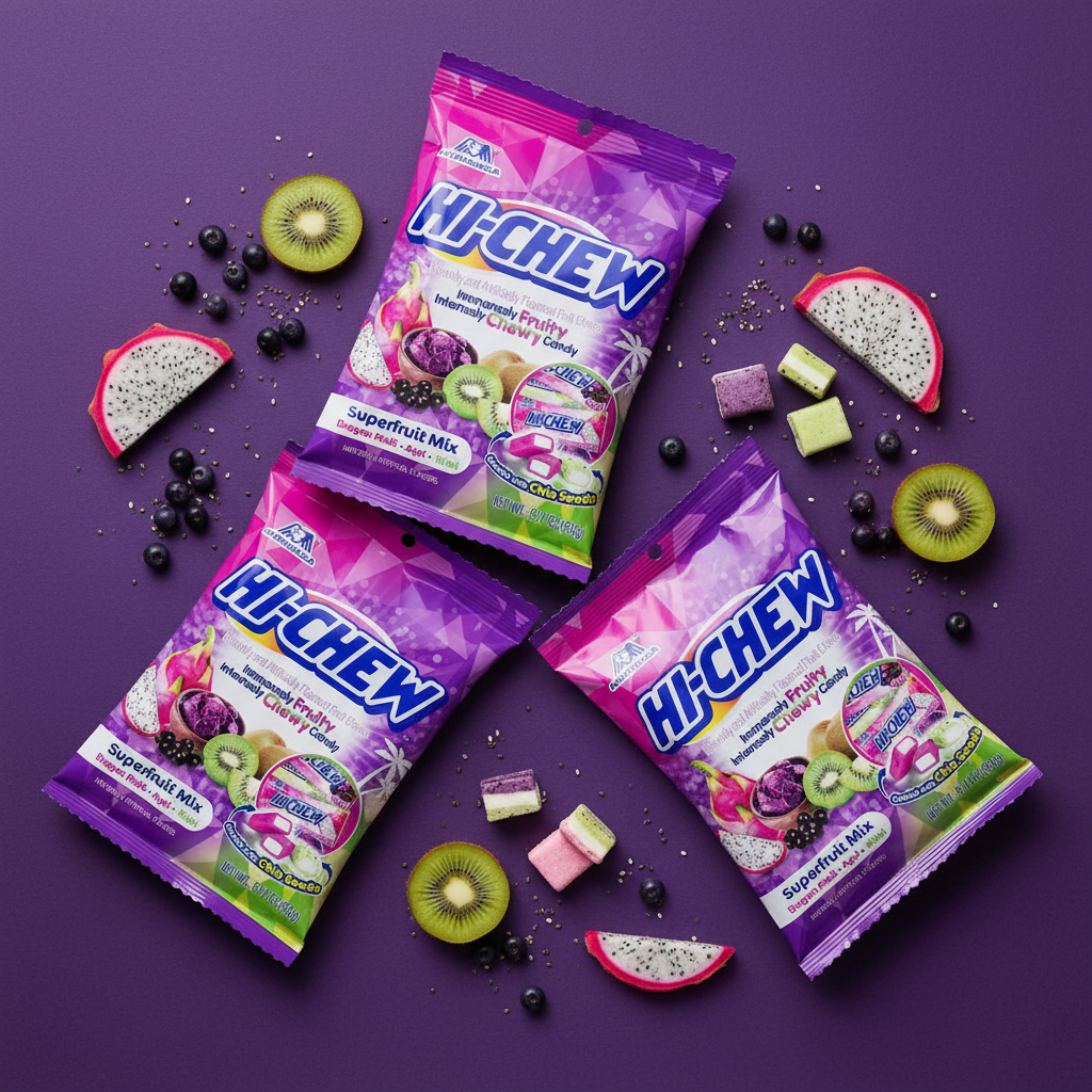 Hi-Chew Superfruit 3-Pack Flat Lay
