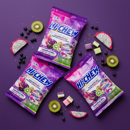 Hi-Chew Superfruit 3-Pack Flat Lay