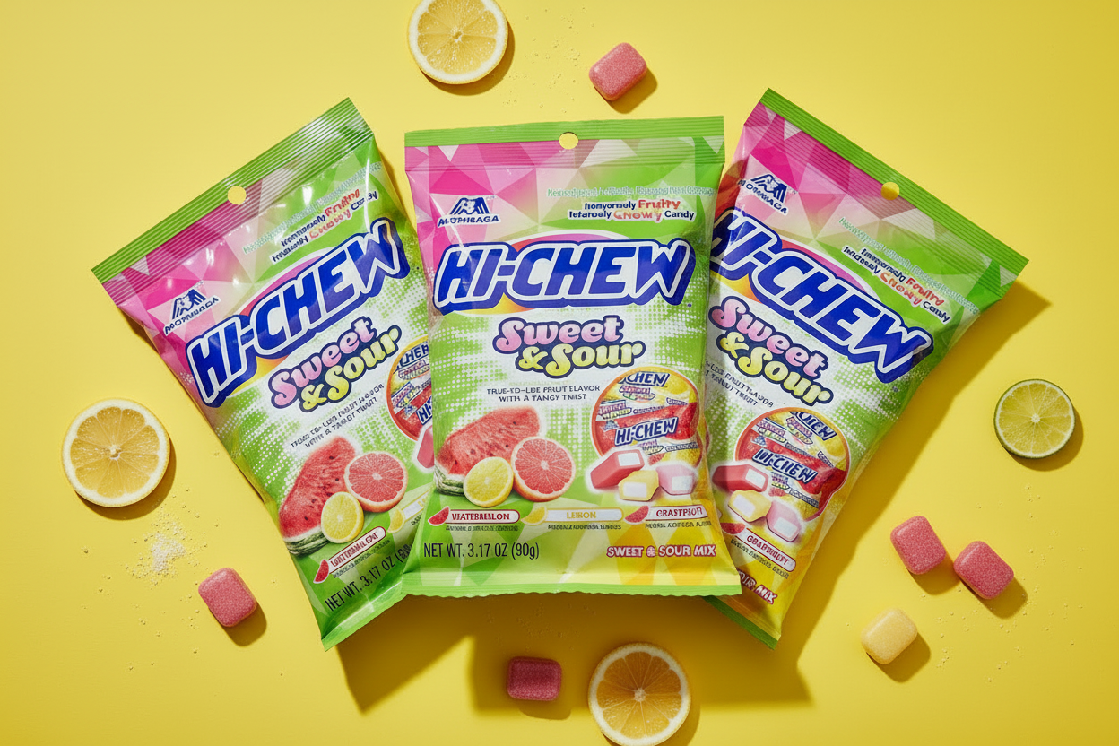 Hi-Chew Sweet and Sour Mix 3.1 oz Bag 3 Pack