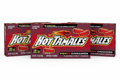 Hot Tamales Fanned Display