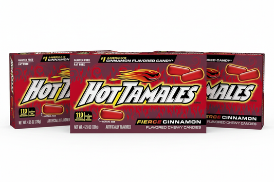 Hot Tamales Fanned Display