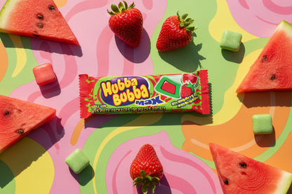 Hubba Bubba Max Strawberry Watermelon Single Lifestyle