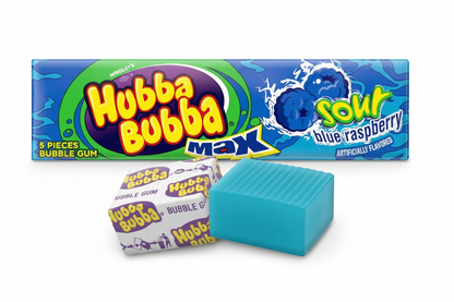 Hubba Bubba Sour Blue Raspberry Single Pack Enhanced