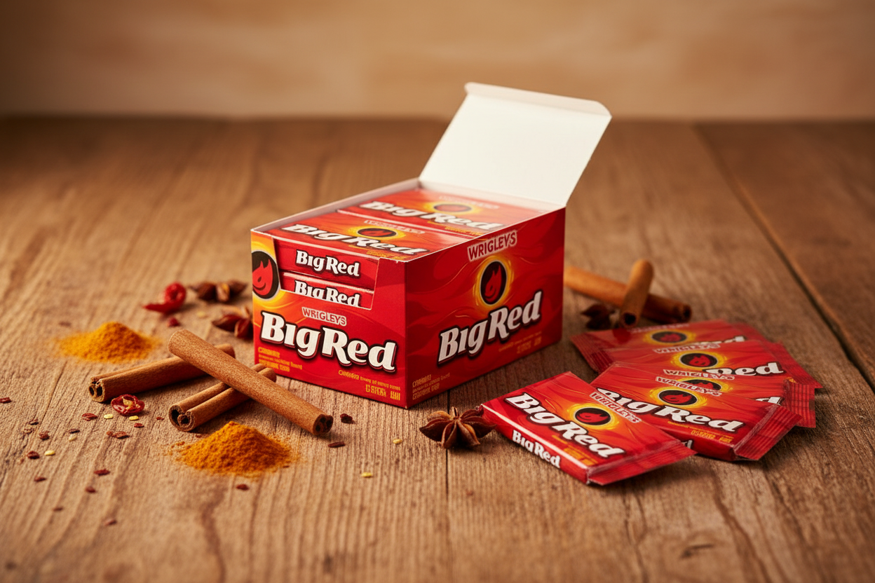 Big Red Wrigley's Cinnamon Chewing Gum lifestyle photo