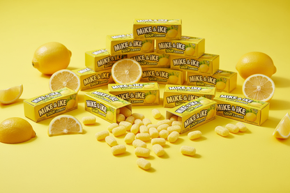 Mike and Ike Sour Lemon pack of 24 citrus lemon spill lifestyle