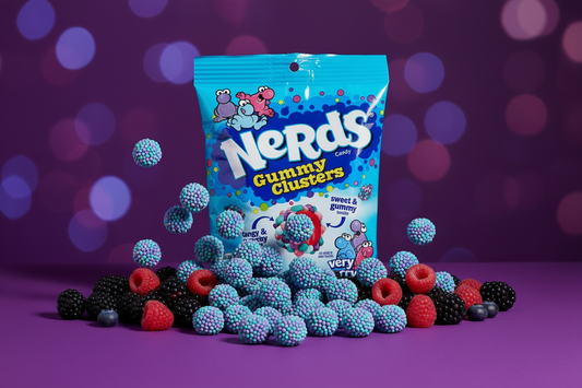 Nerds Gummy Clusters Very Berry 5oz berry cluster spill lifestyle