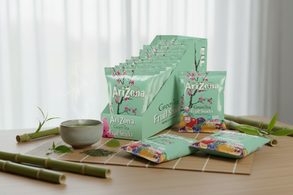 Arizona Gummies Green Tea box of 12 zen bulk case lifestyle