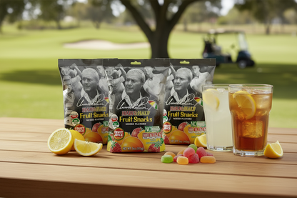 Arizona Gummies Arnold Palmer 3-pack golf course lifestyle