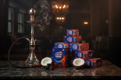 Coco Nara 1 Kg luxury hookah setup lifestyle