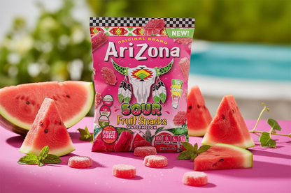 Arizona Gummies Sour Watermelon fresh watermelon summer lifestyle
