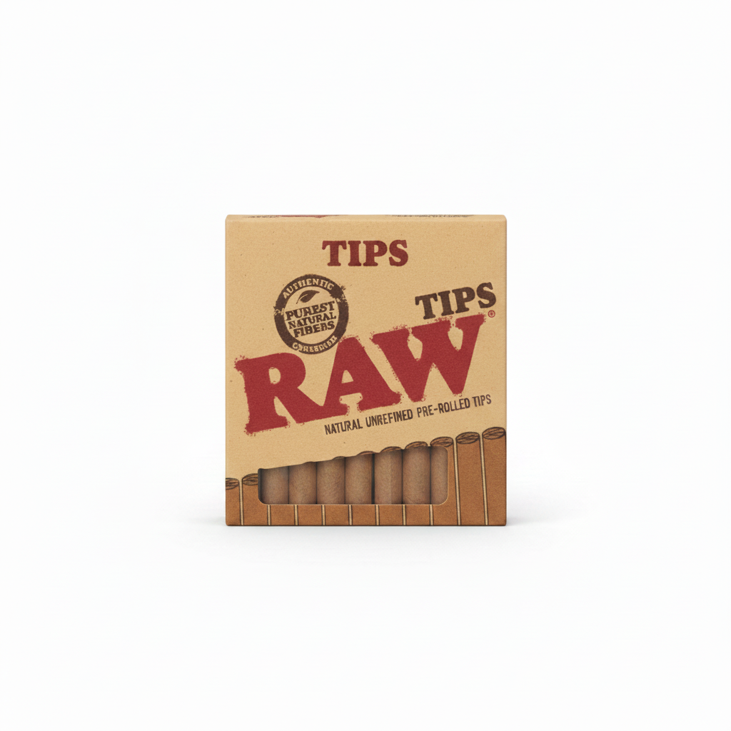 RAW Authentic Pre-Rolled Tips 3 Pack - enhanced product photo