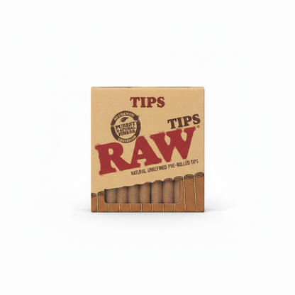 RAW Authentic Pre-Rolled Tips 3 Pack - enhanced product photo