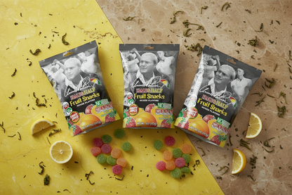 Arizona Gummies Arnold Palmer 3-pack tea lemon marble flat lay lifestyle