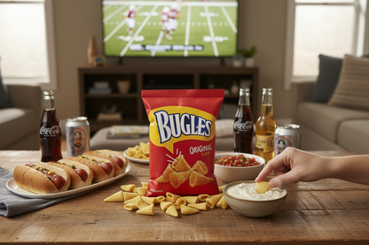 Bugles Original Corn Snacks game day lifestyle