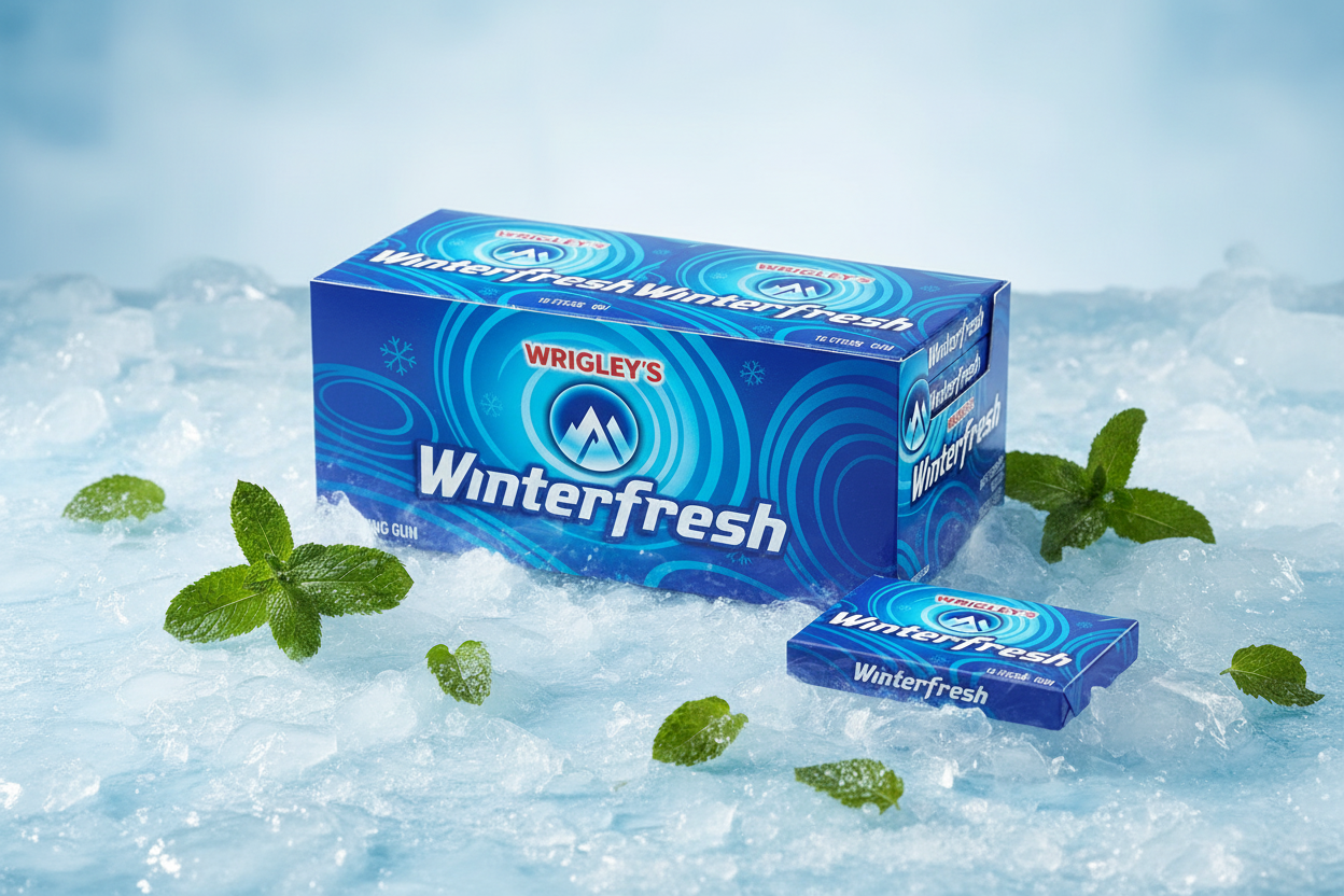 Wrigley's Winterfresh Chewing Gum lifestyle photo