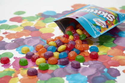 Skittles Mash-Ups colorful gummies spill lifestyle