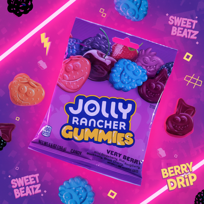 Jolly Rancher Very Berry Neon