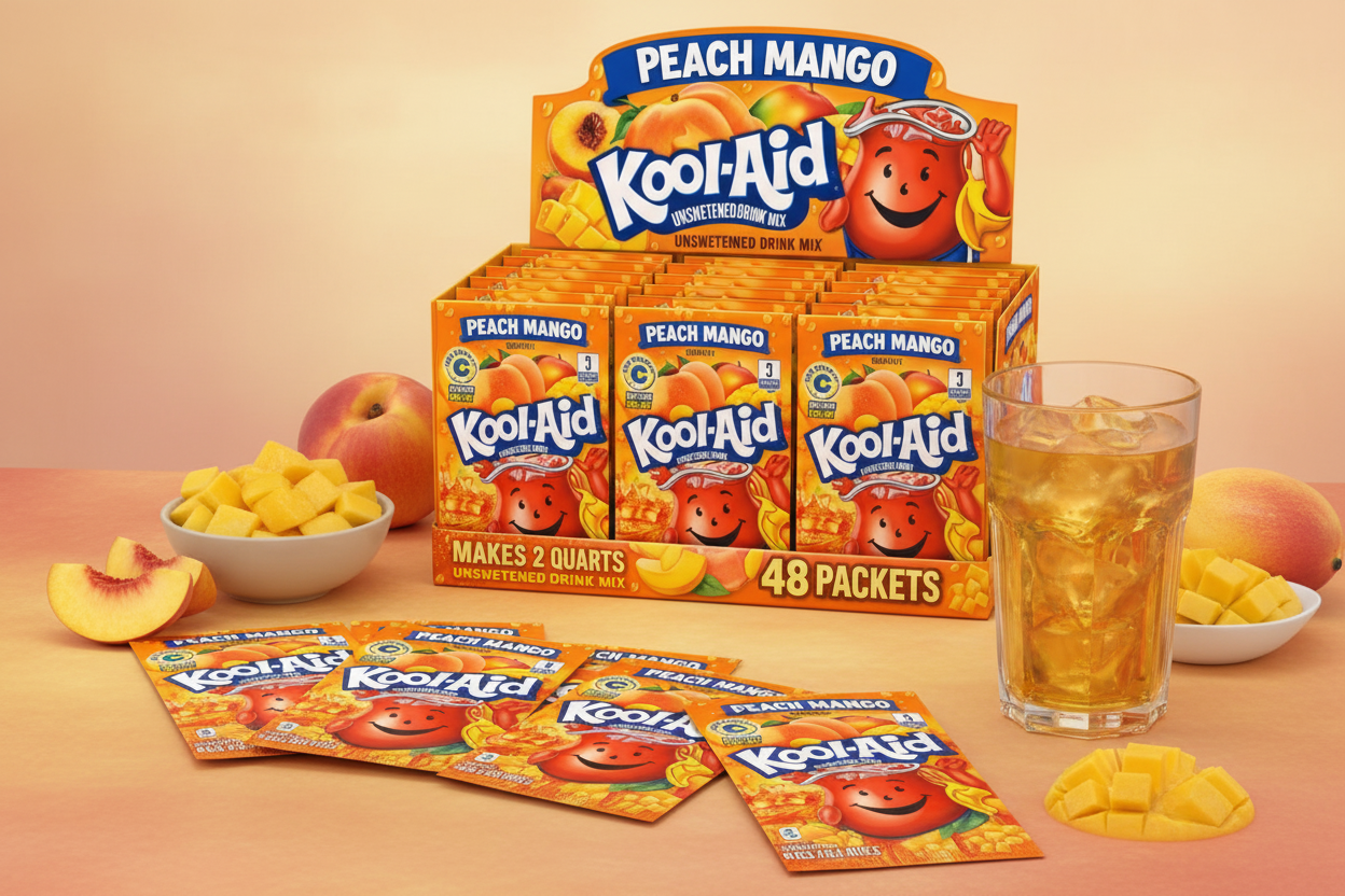 Kool-Aid Peach Mango Box of 48