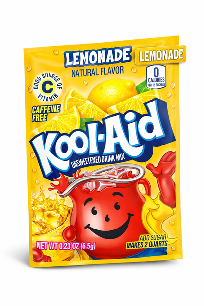 Kool Aid Lemonade 0.14 oz Packet Box of 48