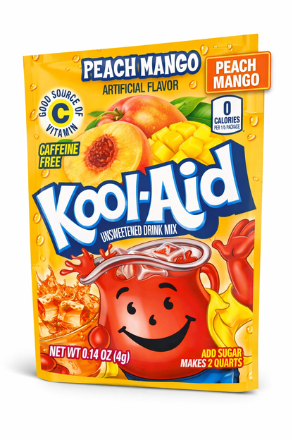 Kool Aid Peach Mango 0.14 oz Packet Box of 48