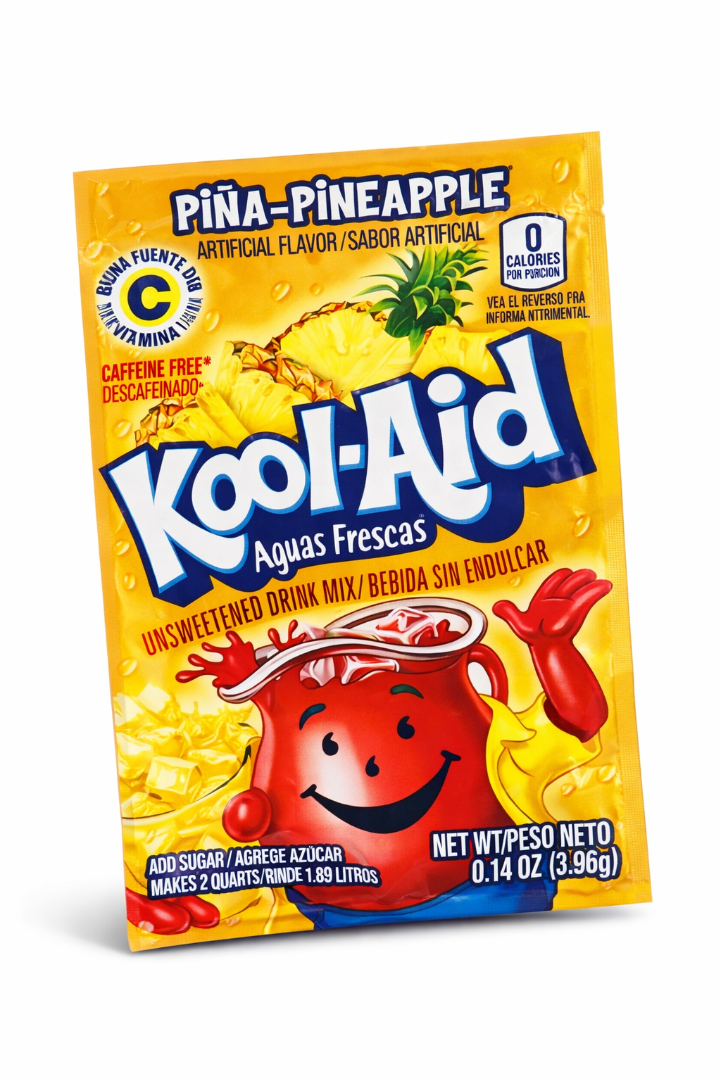 Kool Aid Pineapple "Pina" 0.14 oz Packet Box of 48
