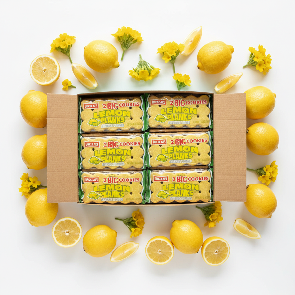 Lemon Planks Box Grid