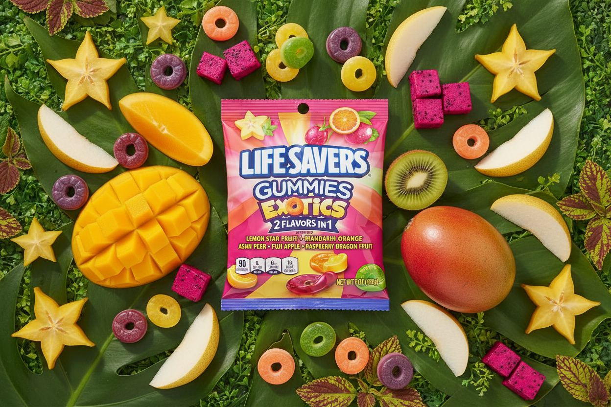Life Savers Gummies Exotics – Exotic Fruit Flat Lay