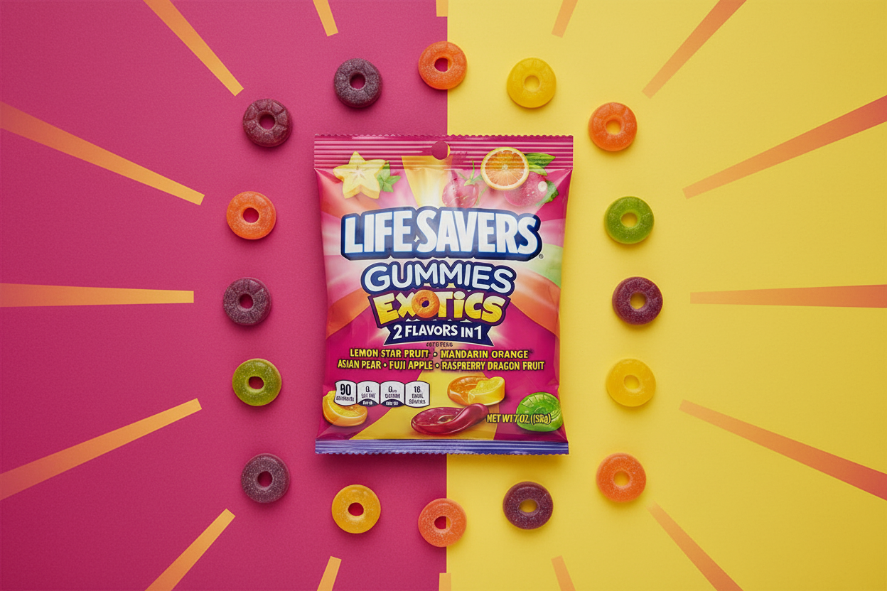 Life Savers Gummies Exotics – Graphic Sunburst