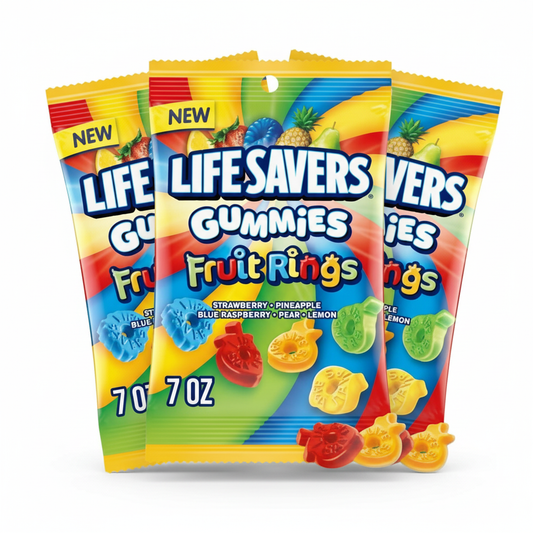 Life Savers Gummies Fruit Rings 3-Pack
