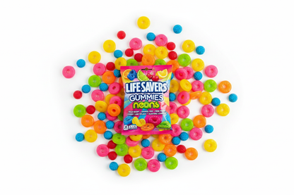 Life Savers Gummies Neons – Neon Flat Lay