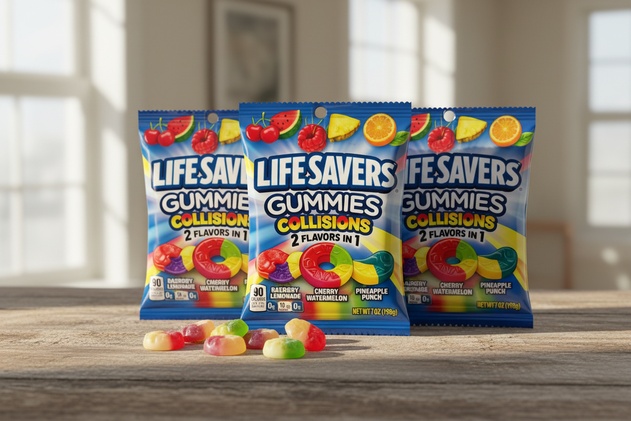 Lifesaver Gummies Collisions 7oz Bag 3 Pack