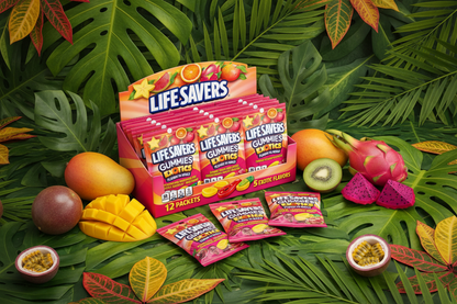 Lifesaver Gummies Exotics 7oz Bag Box of 12