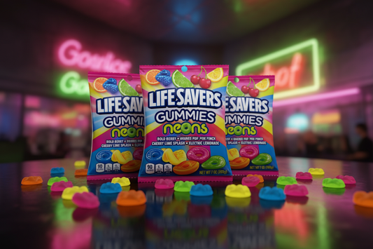 Lifesaver Gummies Neons 7oz Bag 3 Pack