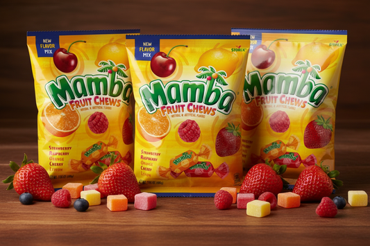Mamba Fruit Chew 7 oz Bag 3 Pack