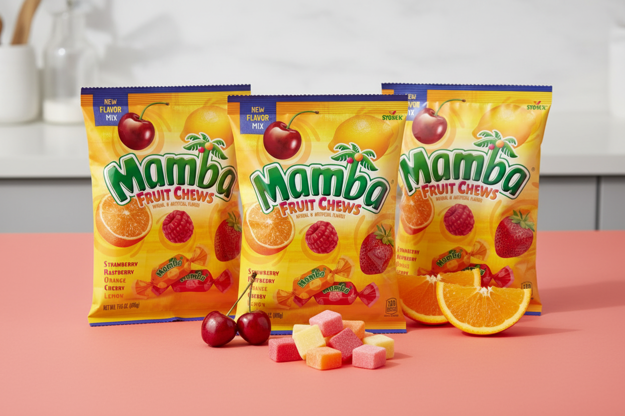 Mamba Fruit Chew 7 oz Bag 3 Pack